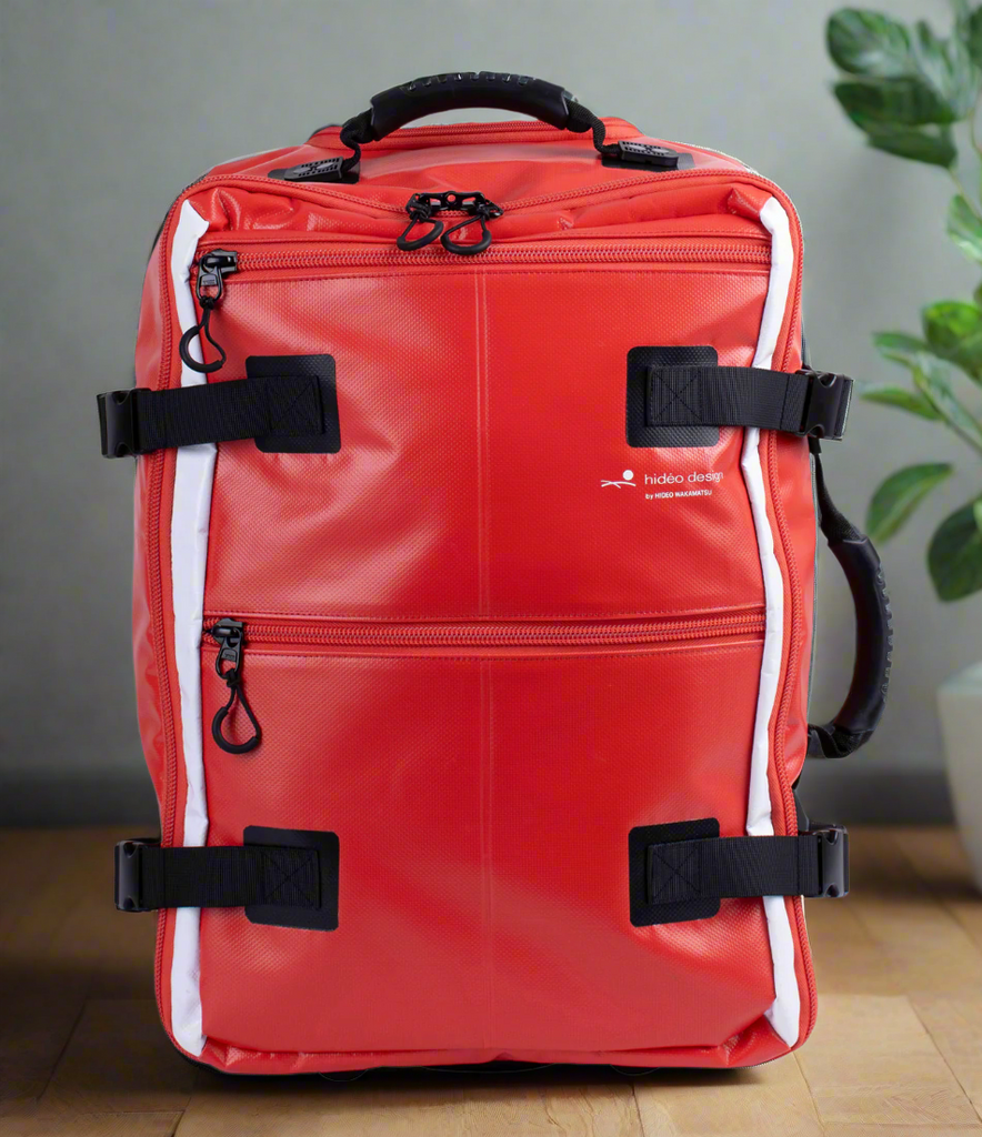 Hideo Wakamatsu Tarpaulin Carry-On Red