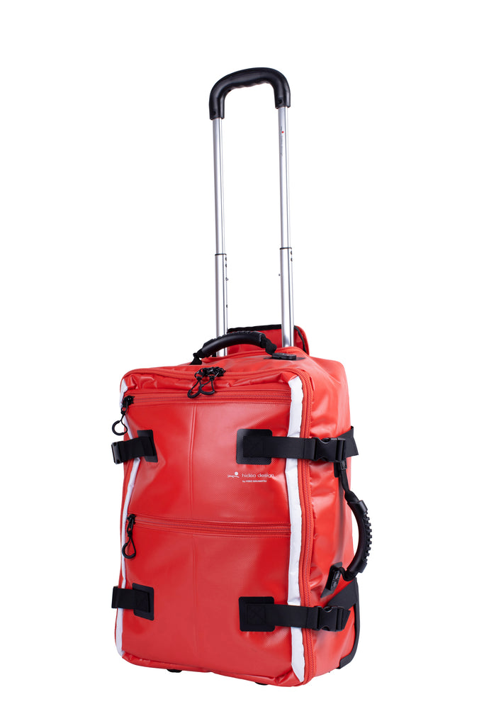 Hideo Wakamatsu Tarpaulin Carry-On Red