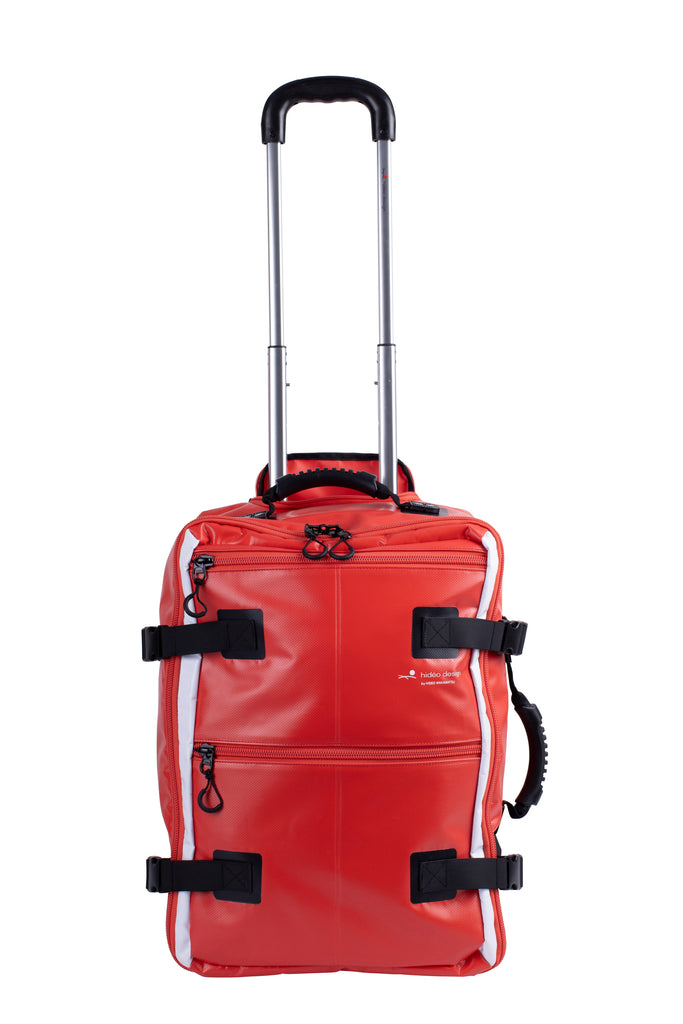 Hideo Wakamatsu Tarpaulin Carry-On Red