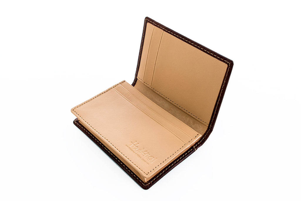 Hideo Wakamatsu Kip Card Case Black