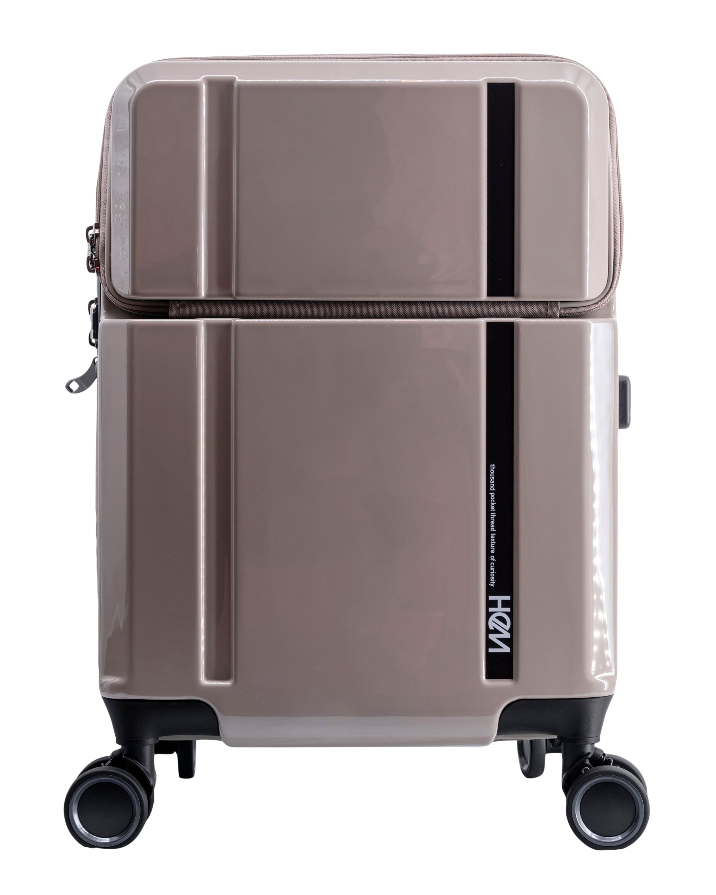 HEM Open-Top Carry-on Mocha – Hideo Wakamatsu