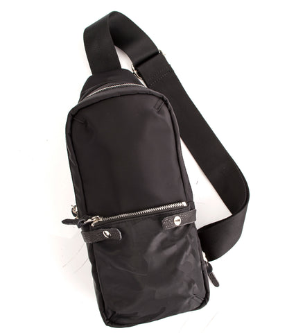 HIDEO WAKAMATSU APRO CROSSBODY BLACK