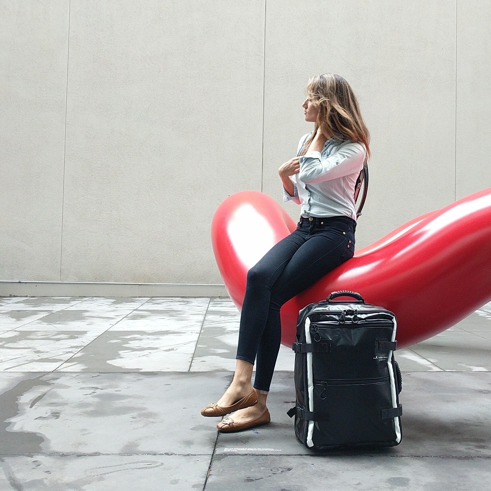 Hideo Wakamatsu Tarpaulin Carry-On Black