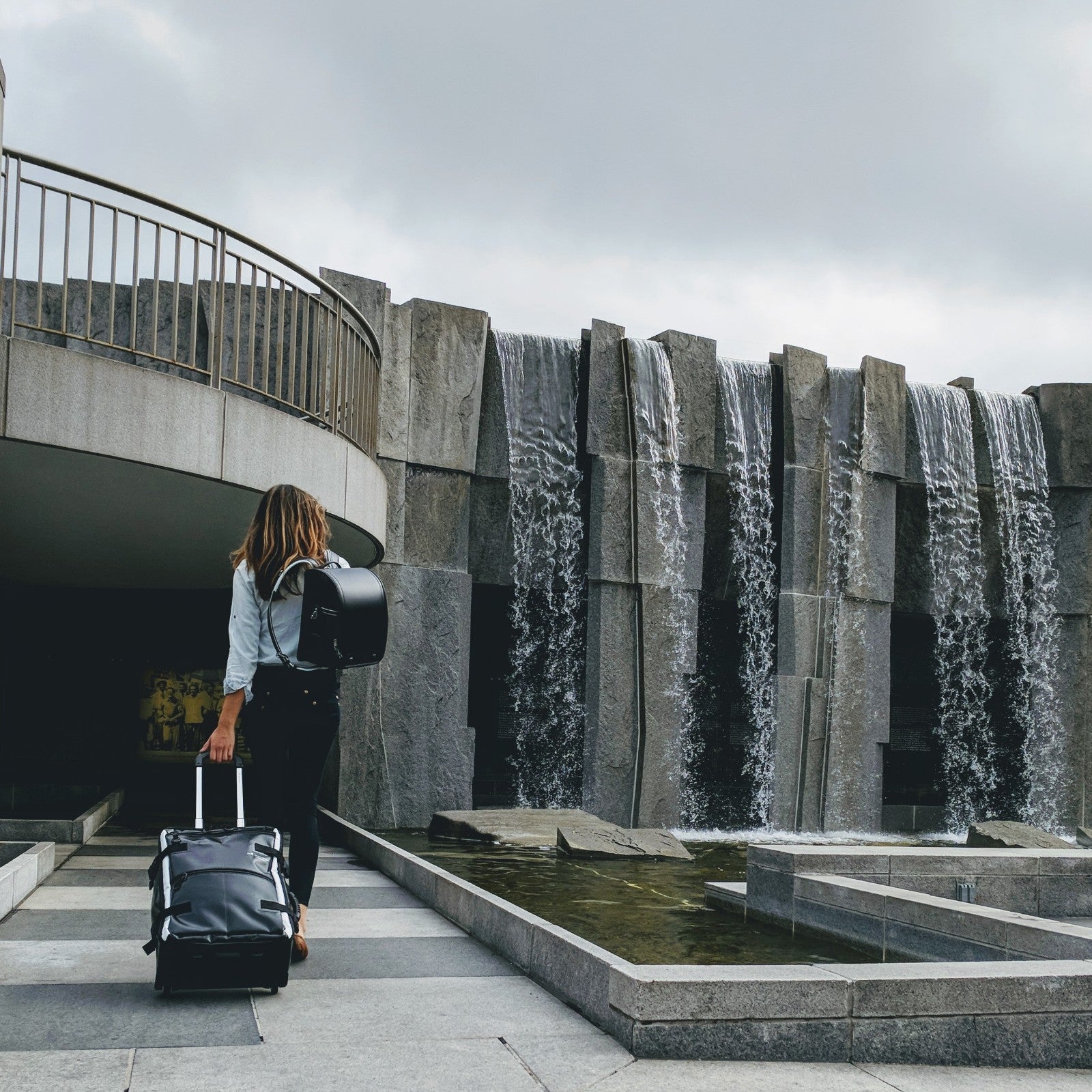 Hideo Wakamatsu Tarpaulin Carry-On Black